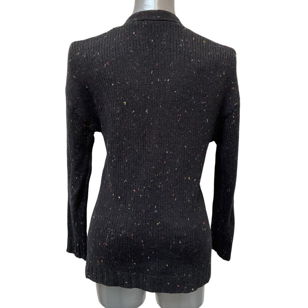 Rails Runi Speckled Cardigan Size Small Black - image 2
